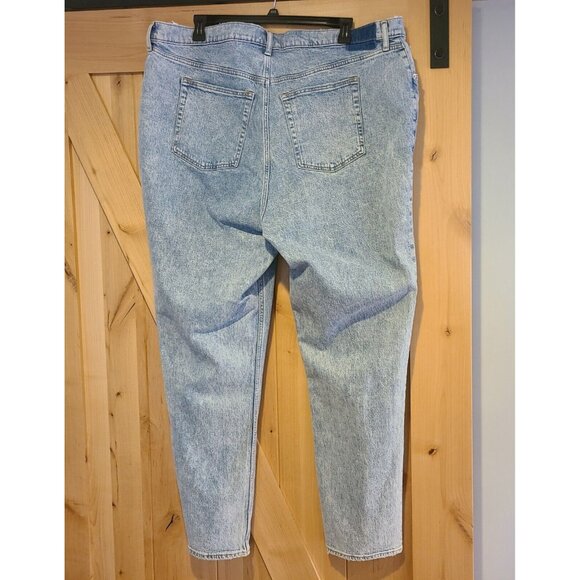 Abercrombie & Fitch The 90s Straight Ultra High Rise Jeans Crossover Size 37/24L - Picture 3 of 16